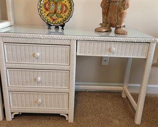 Wicker by Henry Link desk