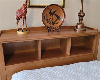 Ethan Allen bookcase headboard twin size bedframe, one of two