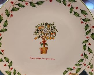 Lenox Twelve Days of Christmas plate set