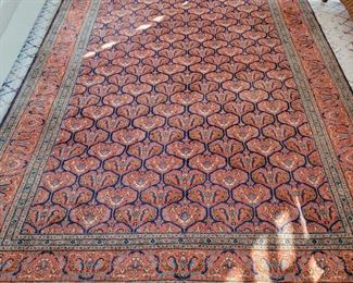 Bidjar rug from Iran, 80" x 10', mid 20th century, very good condition, documentation from Shaia Oriental Rugs of Williamsburg with a Fair Market Value of $6000, subject to a Reserve Price