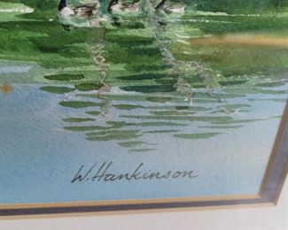 The Golden Horseshoe, watercolor by W. Hankinson