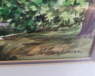The Golden Horseshoe, watercolor by W. Hankinson