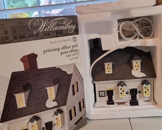 Williamsburg Department 56