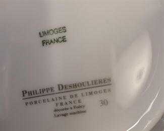 Limoges golf plates