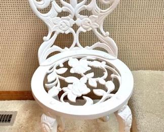 Wrought iron chair