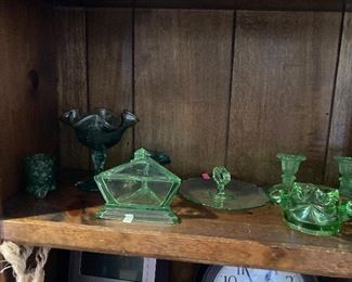 Just some of the decompression glass