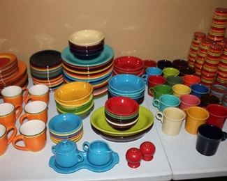 HUGE lot of Fiesta dinnerware 