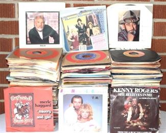 approx 450 45 records mainly country