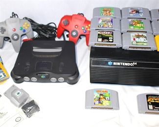 Nintendo 64 system w games