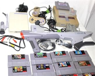Super Nintendo system w games 