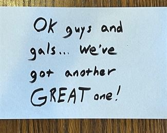 It’s true, it’s true!