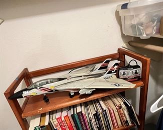 New Bright corded RC controlled Kitty Hawk fighter jet.