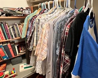 Pearl snap shirts!!! So many… wrangler, cinch, what-cha-ma-call it slim. 
Not fat boy slim, the shirt one. If you can remember it then I’d “praise you like I should”. Panhandle slim! That’s it… great job *receives pat on head*
More solo pics of these later