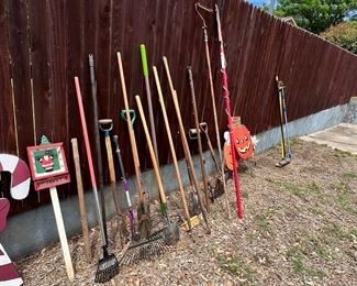 Long handle tools… these help you do things despite being several feet away from the actual doing!