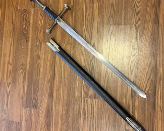 Here’s that sword… drawn and ready for battle! 