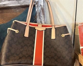 Classic & classy coach tote