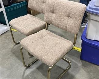 Chromecraft vintage cantilever chairs (2)