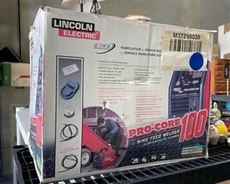 Lincoln Electric pro core 100 wire feed welder