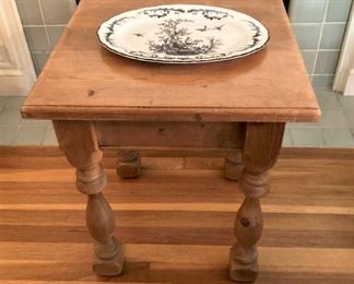 Small square table