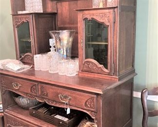 Coordinating French Country breakfront