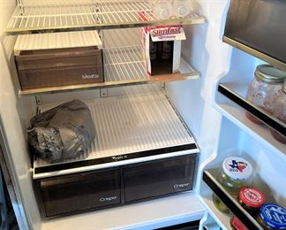 White Whirlpool refrigerator