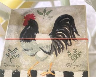Rooster coasters