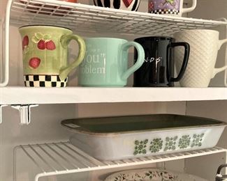 Miscellaneous mugs; other dishes