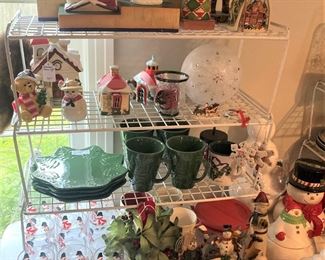 Some of the many Christmas decorations