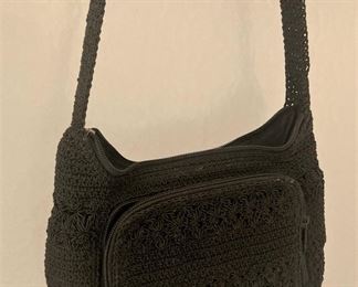 Black cloth purse