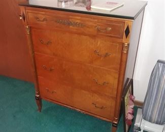 Tall chest of drawers , matching 