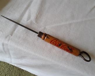 Coca cola Ice pick  and bottle opener 