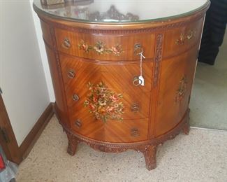 Floral  detail hand painted