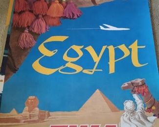 Vintage Fly TWA Travel Posters (most by David Klein)