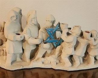 Ceramic Menorah 