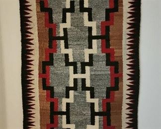 Vintage Navajo Handwoven Rug