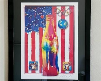 Framed & Signed Coca-cola Print 
