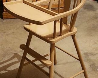 Vintage Baby High Chair 