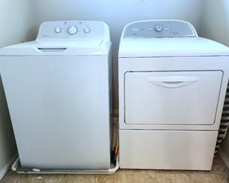 GE Washer and Whirlpool Dryer 