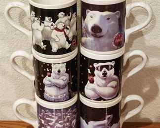 Collectible Coca-cola Mugs by Gibson 