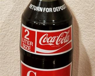 Rare Unopened Coca-cola 2-Litters Glass Bottle 