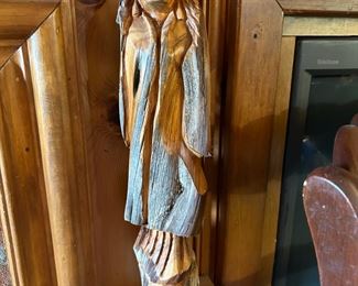 Bernie Tohdacheeny carving