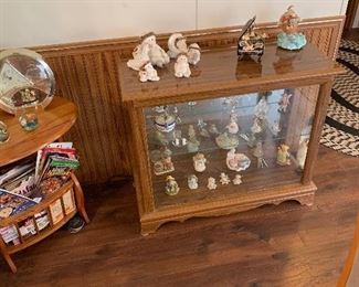 Curio cabinet and collectibles