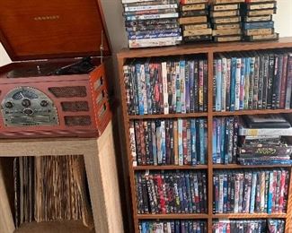 DVDs and furniture