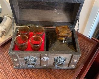 Vintage liquor decanter