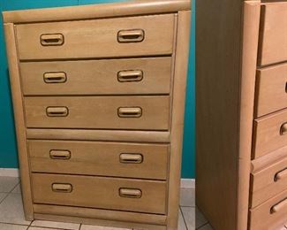 Solid Wood Chest of Drawers 36” wide x 19” Deep x 48” Tall