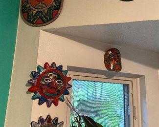 Top Left 10” x 11” 
( 2 ) left of Window 9” Diameter 
Over Window 6” Diameter