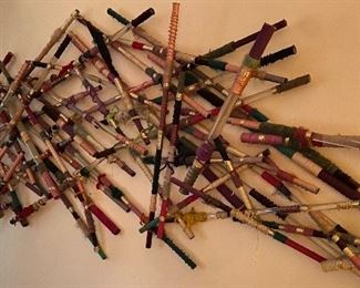 10 Foot Wide x 4 Foot Tall Wall Art Lucite & Fabric 