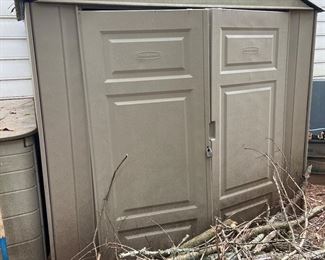 Large Outdoor Rubbermaid 2 Door Shed