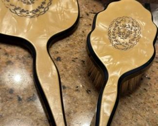 Hair brush and mirror