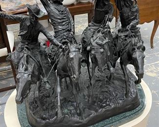 Bronze Remington Statue